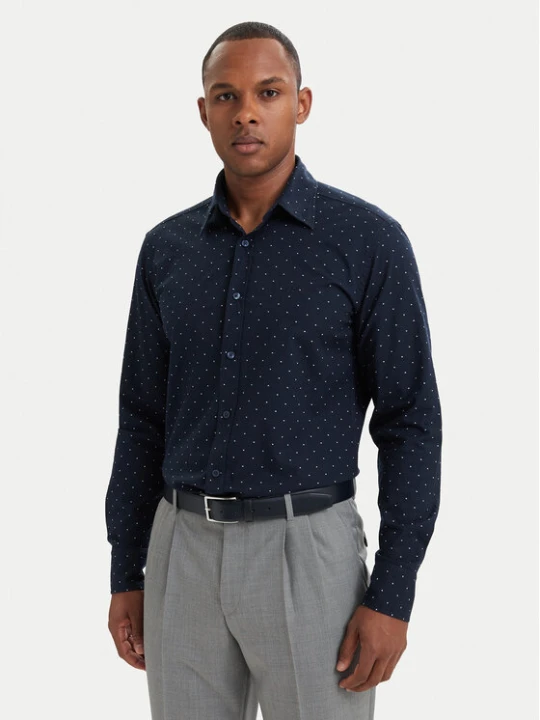 Zdjęcie produktu BOSS Koszula Relegant_6_M 50565600 Granatowy Regular Fit