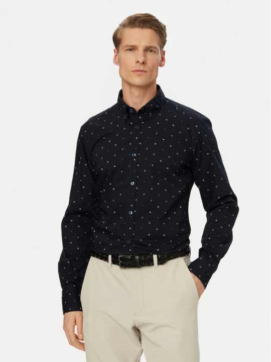 Zdjęcie produktu BOSS Koszula Rickert 50559627 Granatowy Regular Fit