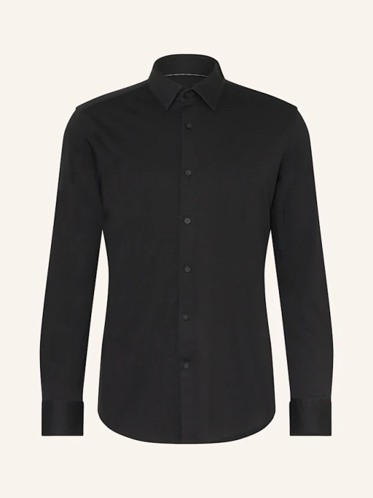 Zdjęcie produktu Boss Koszula Z Dżerseju Hank Slim Fit schwarz CZARNY
