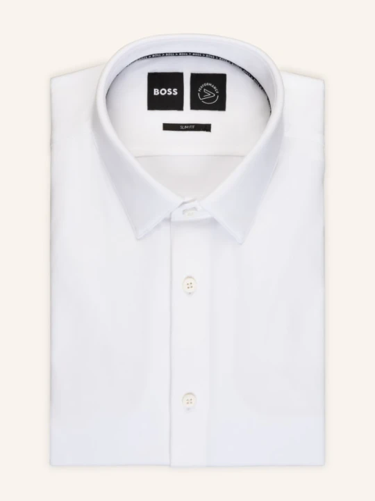 Zdjęcie produktu Boss Koszula Z Dżerseju Hank Slim Fit weiss BIAŁY