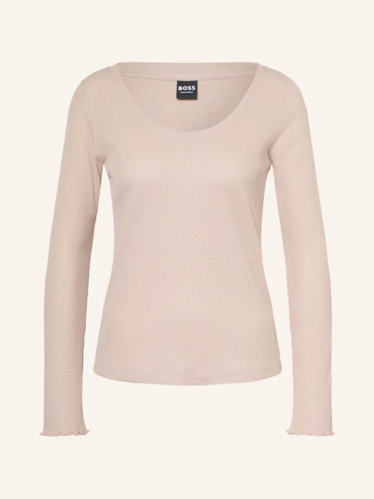 Zdjęcie produktu Boss Koszulka Nocna Cosy Waffle beige