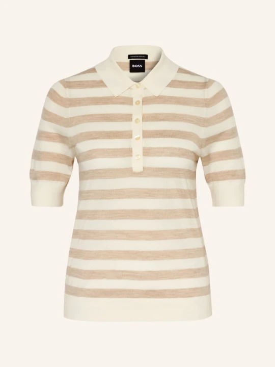 Zdjęcie produktu Boss Koszulka Polo Fidenka Z Wełny Merino beige