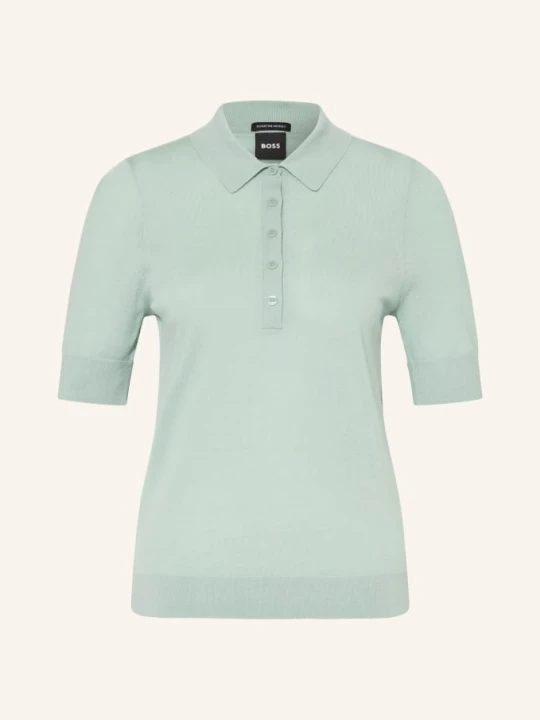 Zdjęcie produktu Boss Koszulka Polo Fidenka Z Wełny Merino gruen MIĘTOWY