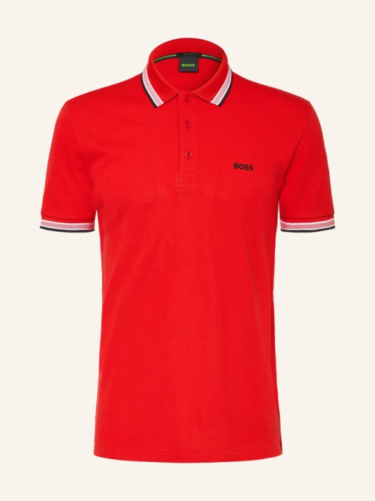Zdjęcie produktu Boss Koszulka Polo Z Piki Paddy Curved Regular Fit rot