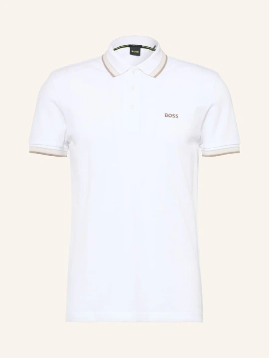 Zdjęcie produktu Boss Koszulka Polo Z Piki Paddy Curved Regular Fit weiss biały