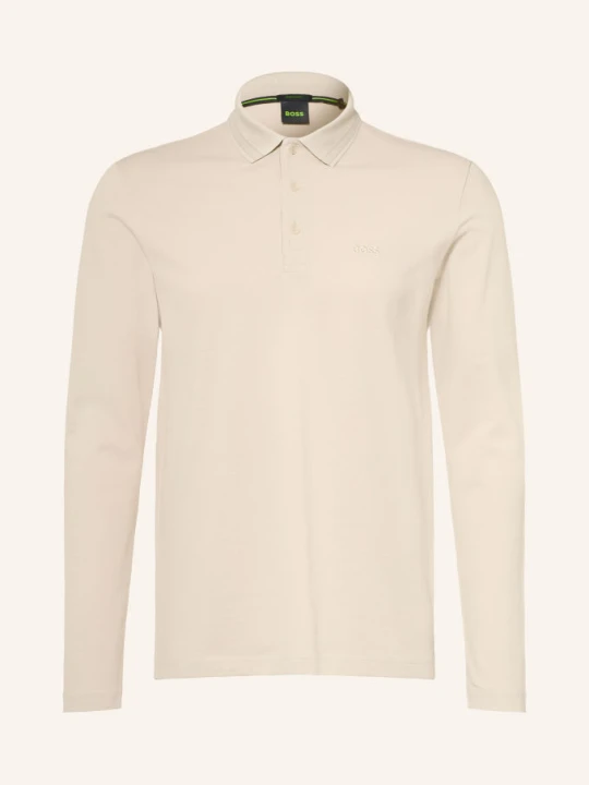 Zdjęcie produktu Boss Koszulka Polo Z Piki Plisy Regular Fit beige