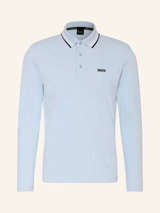 Zdjęcie produktu Boss Koszulka Polo Z Piki Plisy Regular Fit blau JASNONIEBIESKI