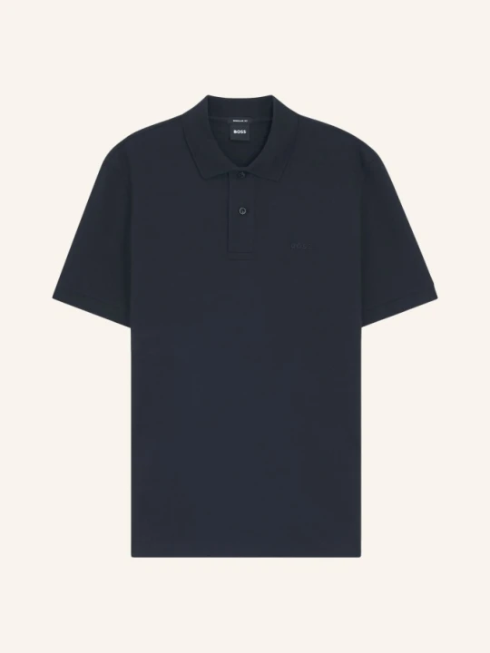Zdjęcie produktu Boss Koszulka Polo Z Pikowanym Wzorem Pallas Regular Fit blau CZARNY