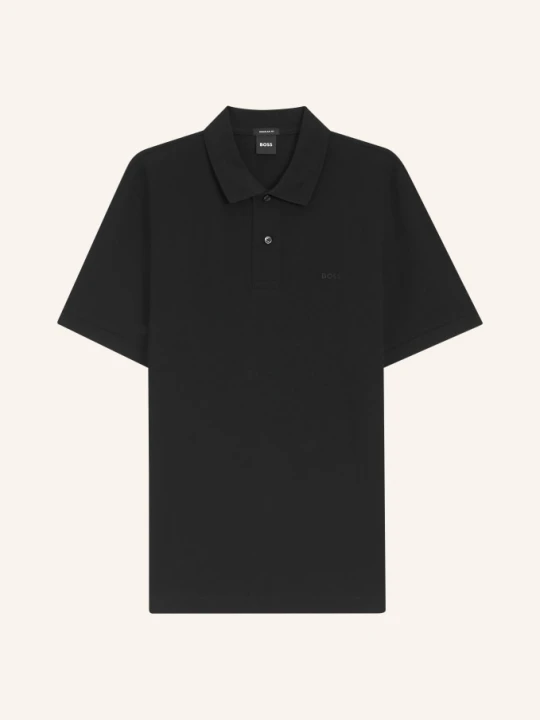 Zdjęcie produktu Boss Koszulka Polo Z Pikowanym Wzorem Pallas Regular Fit schwarz CZARNY