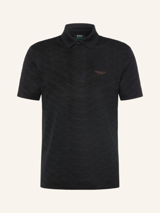 Zdjęcie produktu Boss Koszulka Polo Z Wzorem Żakardowym C-Prout O Kroju Regular Fit schwarz CZARNY