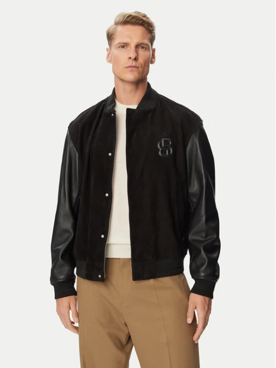 Zdjęcie produktu BOSS Kurtka skórzana C-Mileon 50564584 Czarny Regular Fit