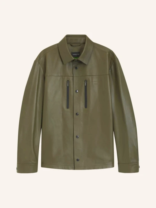 Zdjęcie produktu Boss Kurtka Skórzana gruen KHAKI