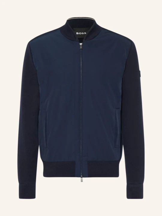 Zdjęcie produktu Boss Kurtka Typu Blouson Levaio Z Mieszanki Materiałów blau GRANATOWY