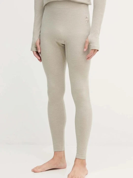 Zdjęcie produktu BOSS legginsy z dodatkiem wełny Peisey_SKI zielony
