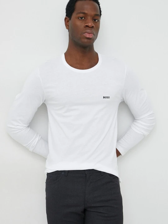 Zdjęcie produktu BOSS longsleeve bawełniany 3-pack LSShirtRN 3P Classic