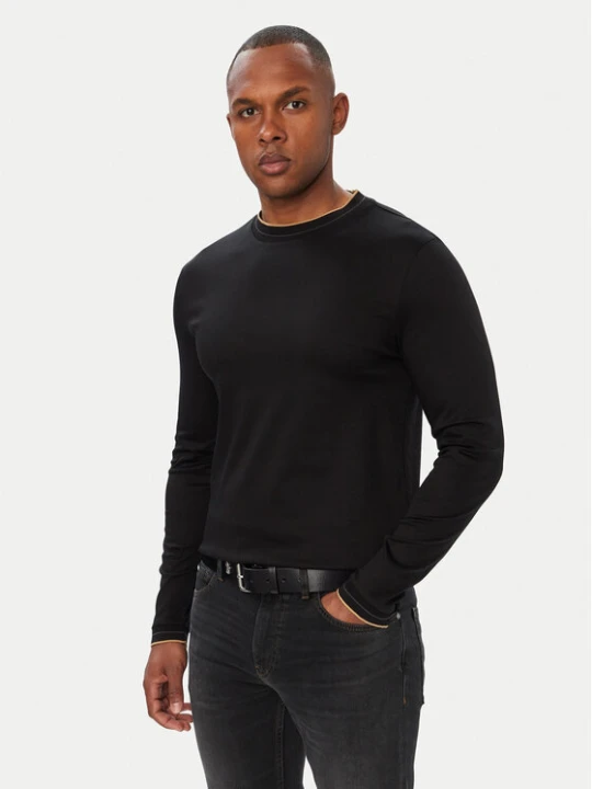 Zdjęcie produktu BOSS Longsleeve H-Tenison 195 50565601 Czarny Slim Fit