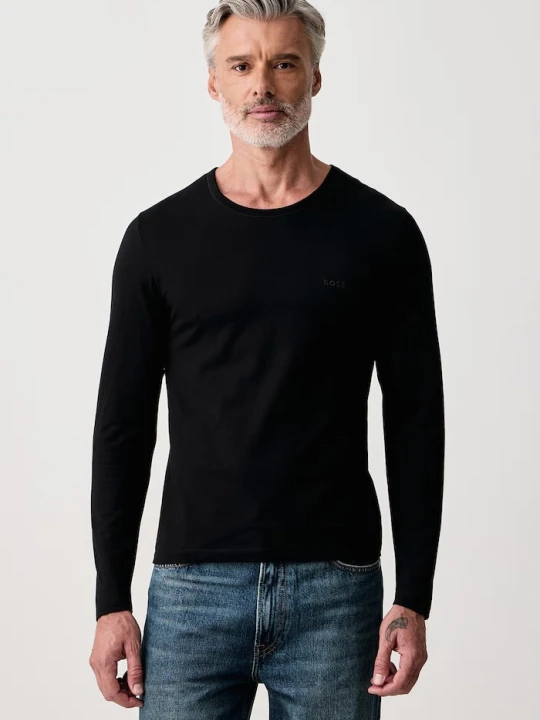 Zdjęcie produktu BOSS longsleeve męski bawełniany LSShirtRN 3P Classic 3-pack brązowy