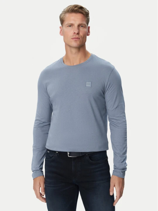 Zdjęcie produktu BOSS Longsleeve Tacs 50512111 Niebieski Regular Fit