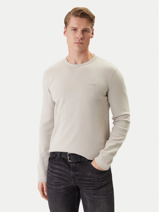 Zdjęcie produktu BOSS Longsleeve Tempesto 50520725 Beżowy Regular Fit