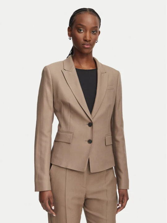 Zdjęcie produktu BOSS Marynarka 50564479 Brązowy Slim Fit
