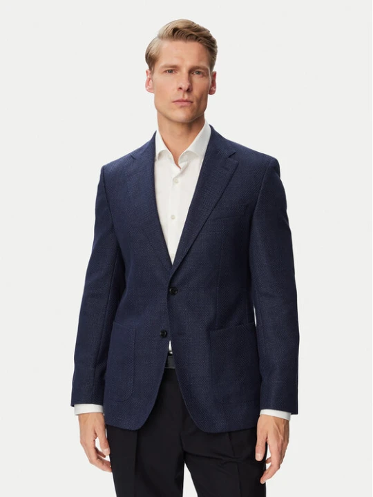 Zdjęcie produktu BOSS Marynarka H-Hutson-2PP-263 50567488 Granatowy Slim Fit