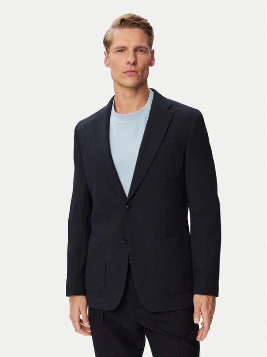 Zdjęcie produktu BOSS Marynarka H-Hutson-3PP-263 50567514 Granatowy Slim Fit