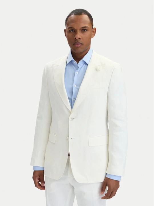 Zdjęcie produktu BOSS Marynarka Hutson Peak 262 50561857 Biały Slim Fit