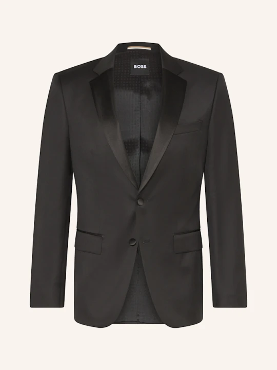 Zdjęcie produktu Boss Marynarka Smokingowa Huge Slim Fit schwarz CZARNY