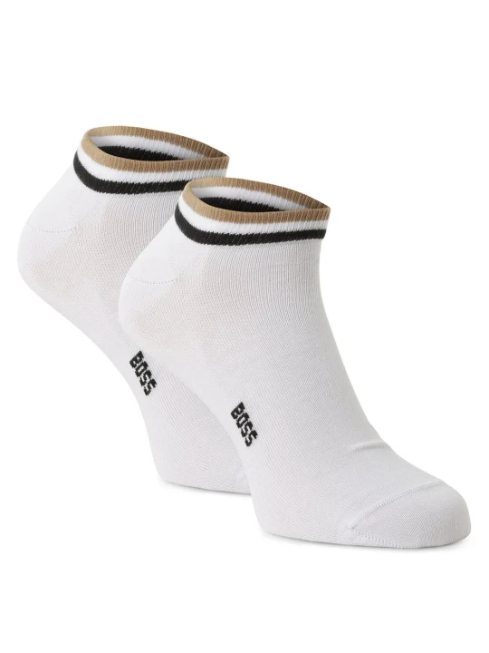 Zdjęcie produktu BOSS skarpety do obuwia sportowego pakowane po 2 szt. Mężczyźni biały