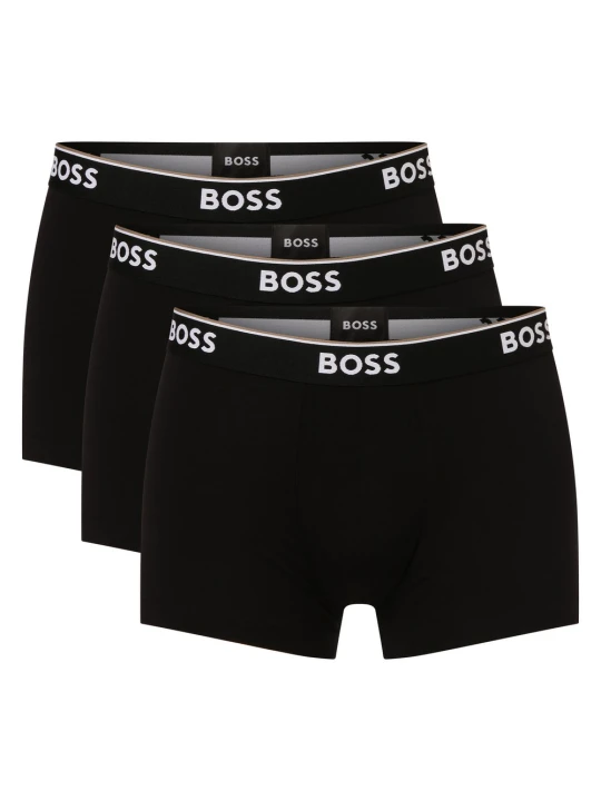 Zdjęcie produktu BOSS Obcisłe bokserki pakowane po 3 szt. Mężczyźni Bawełna czarny