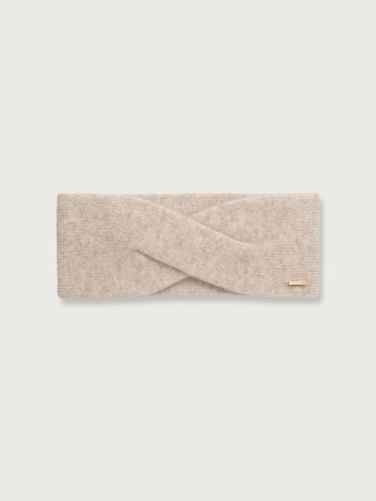 Zdjęcie produktu BOSS opaska na głowę damska kaszmirowa Livia_headband beżowy