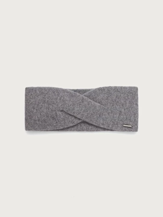 Zdjęcie produktu BOSS opaska na głowę damska kaszmirowa Livia_headband szary