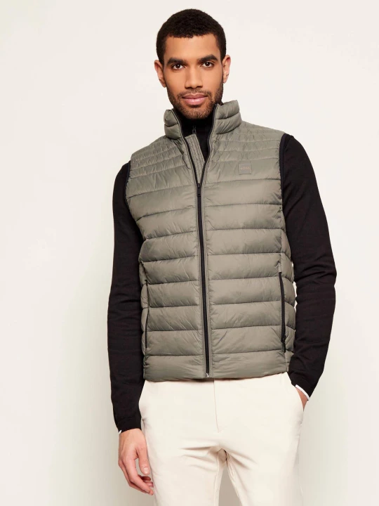 Zdjęcie produktu BOSS ORANGE Bezrękawnik Odeno2 | Slim Fit szary