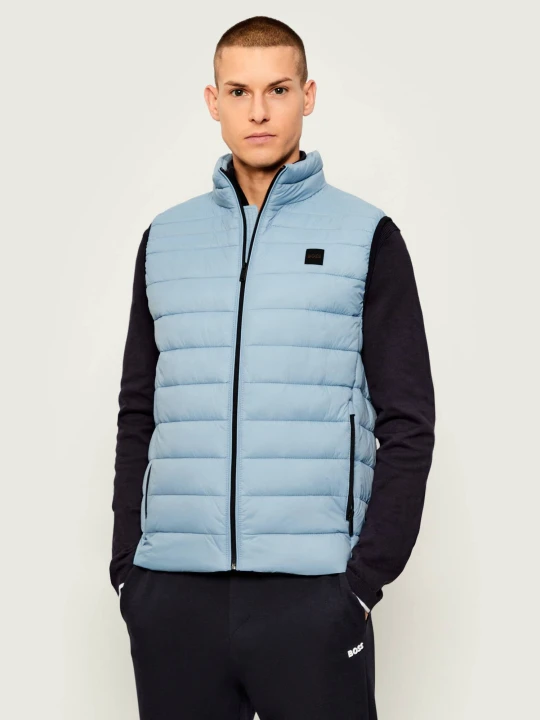 Zdjęcie produktu BOSS ORANGE Bezrękawnik Odeno2 | Slim Fit błękitny