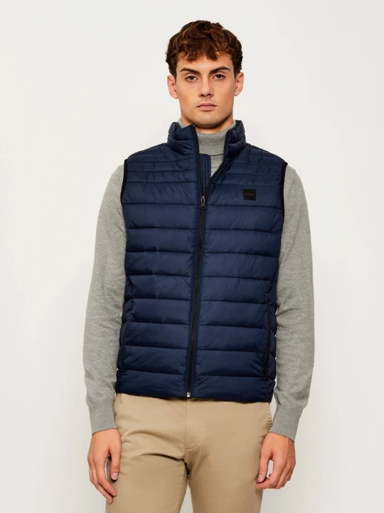 Zdjęcie produktu BOSS ORANGE Bezrękawnik Odeno2 | Slim Fit granatowy