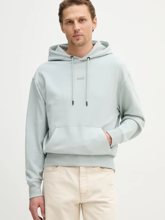 Zdjęcie produktu BOSS Orange bluza bawełniana szary