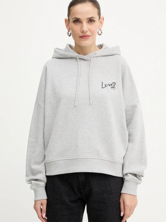 Zdjęcie produktu BOSS Orange bluza bawełniana C_Ehoody1 szary