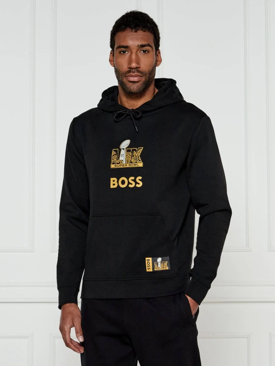 Zdjęcie produktu BOSS ORANGE Bluza BOSS x NFL | Regular Fit czarny