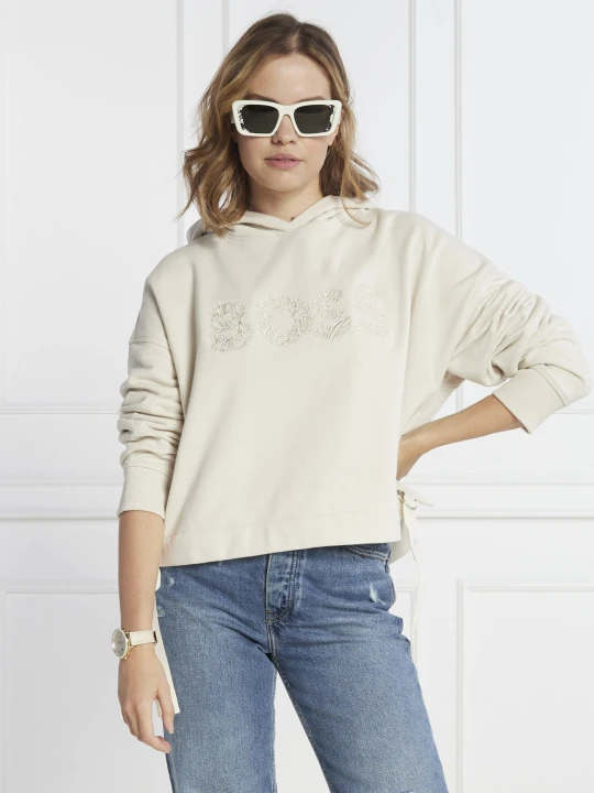 Zdjęcie produktu BOSS ORANGE Bluza C Eblousa | Cropped Fit beżowy