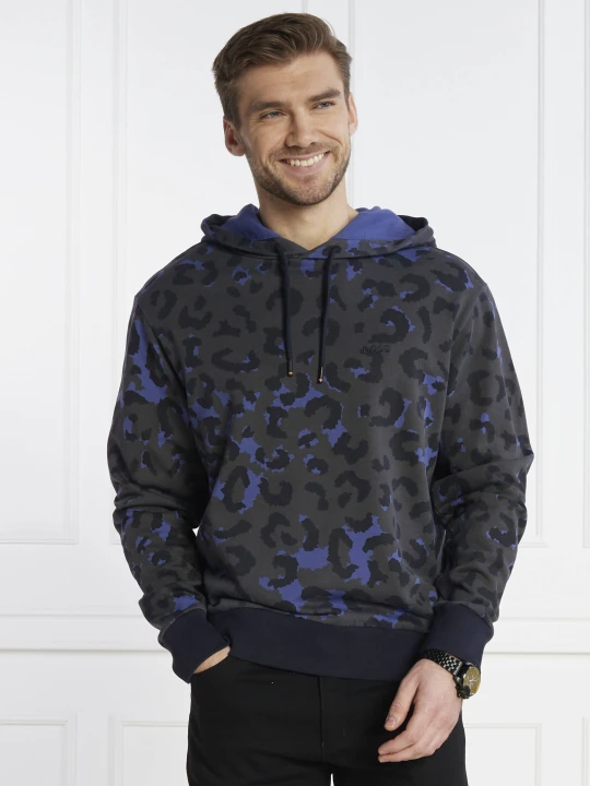 Zdjęcie produktu BOSS ORANGE Bluza We_Leopard | Regular Fit grafitowy