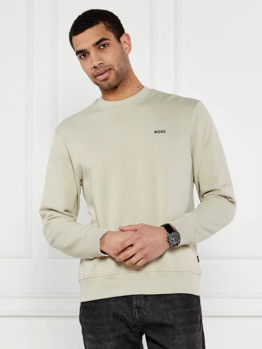 Zdjęcie produktu BOSS ORANGE Bluza We_number | Regular Fit beżowy