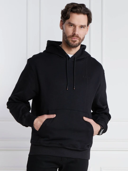 Zdjęcie produktu BOSS ORANGE Bluza We_Patchwork | Regular Fit czarny