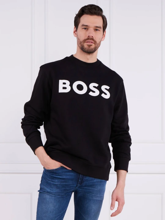 Zdjęcie produktu BOSS ORANGE Bluza WeBasicCrew | Relaxed fit czarny