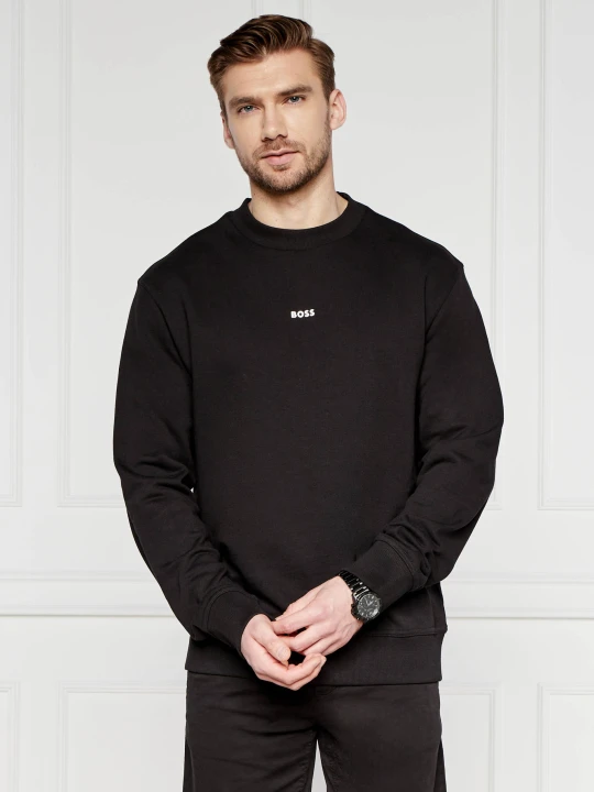 Zdjęcie produktu BOSS ORANGE Bluza WeSmallcrew | Comfort fit czarny