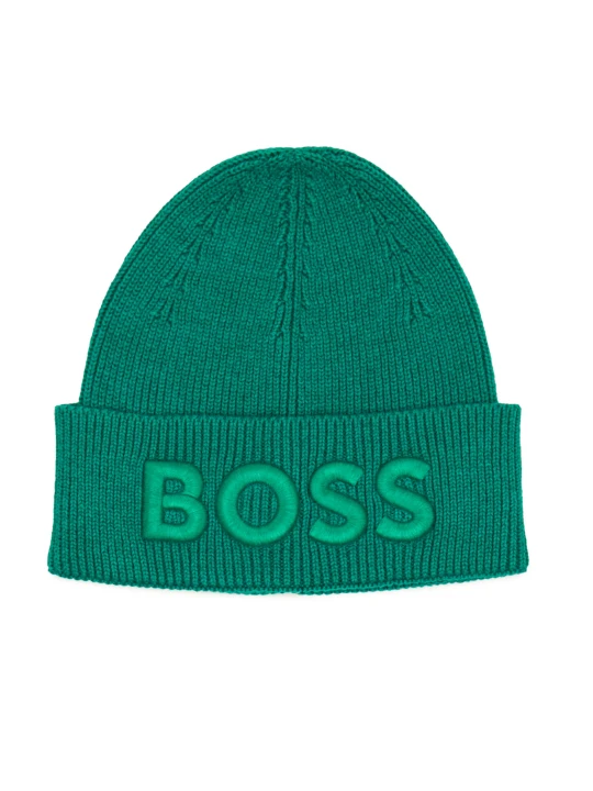 Zdjęcie produktu BOSS ORANGE Czapka Afox | z dodatkiem wełny morski