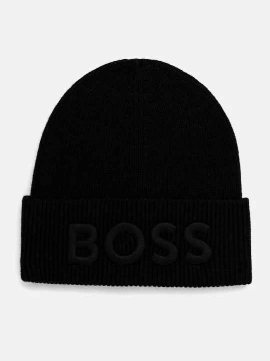 Zdjęcie produktu BOSS Orange czapka wełniana Afox_R czarny
