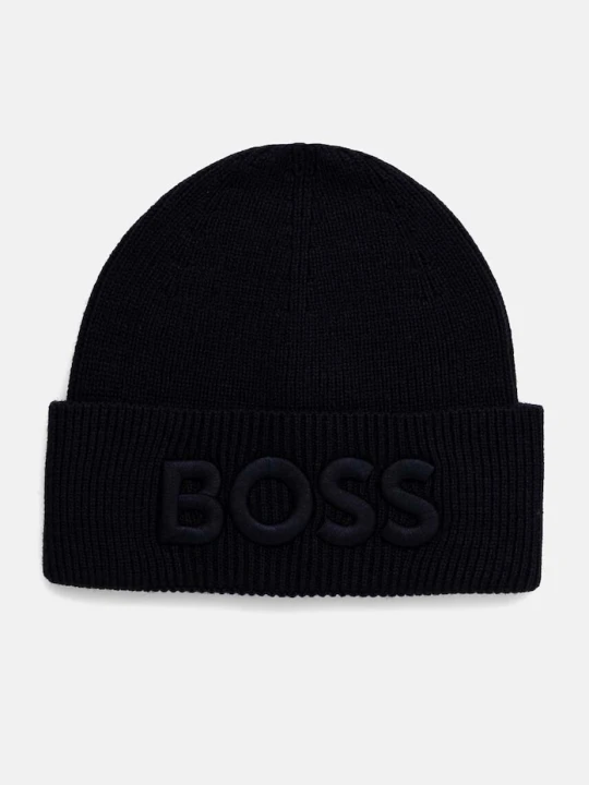 Zdjęcie produktu BOSS Orange czapka wełniana Afox_R granatowy