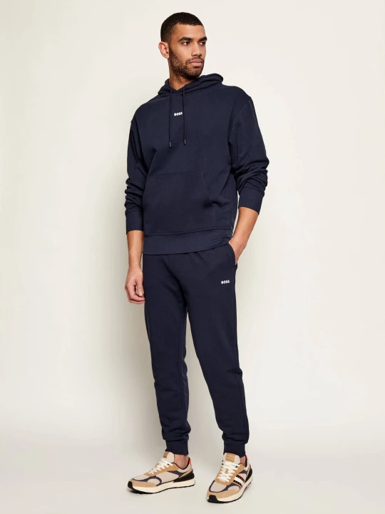 Zdjęcie produktu BOSS ORANGE Dres Wesmallhood | Regular Fit granatowy