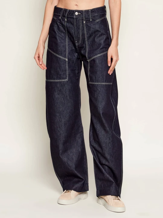 Zdjęcie produktu BOSS ORANGE Jeansy C_CARGO BALLOON 1.0 | Relaxed fit granatowy