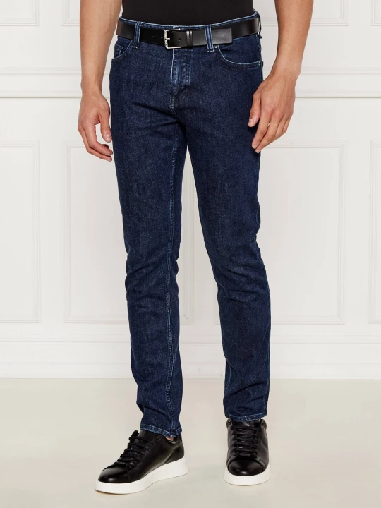 Zdjęcie produktu BOSS ORANGE Jeansy DELAWARE | Slim Fit granatowy